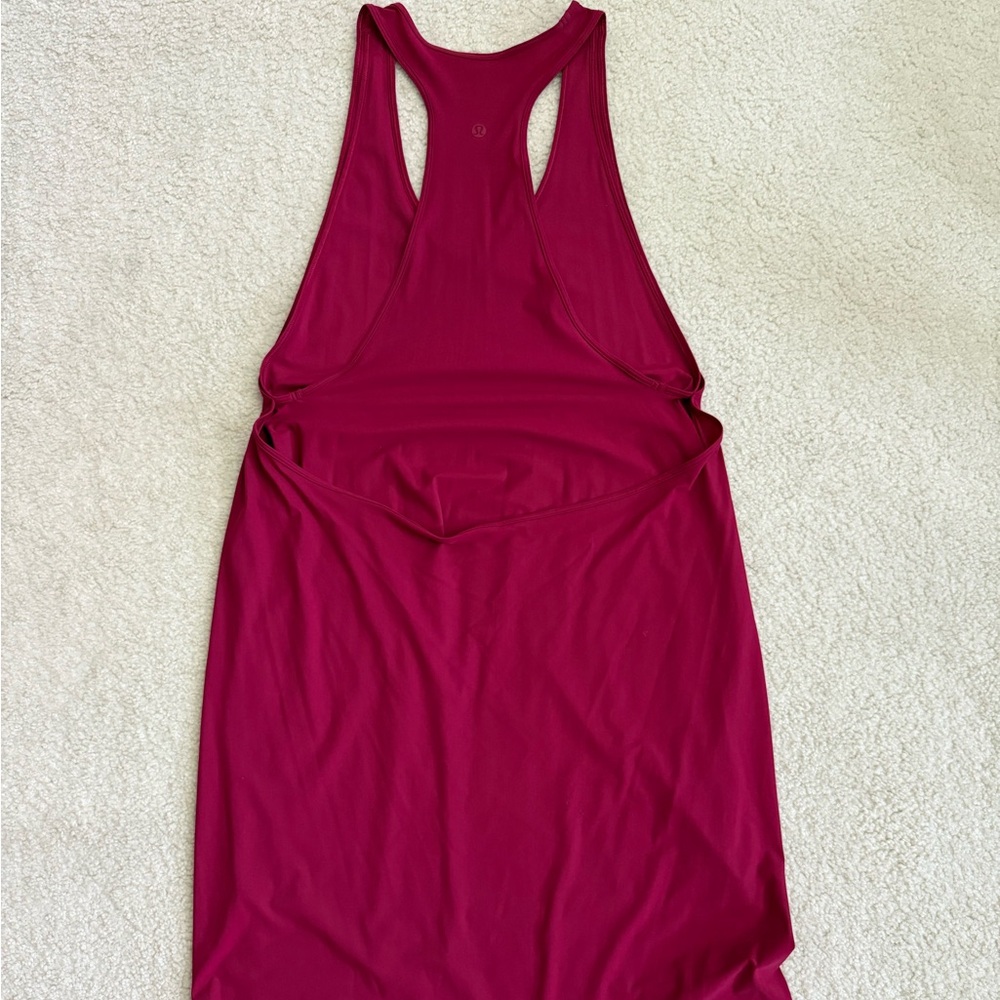 Lululemon Rejuvenate Dress Size 4-6 Ruby Red